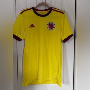 Adidas Yellow Jersey Colombia Soccer